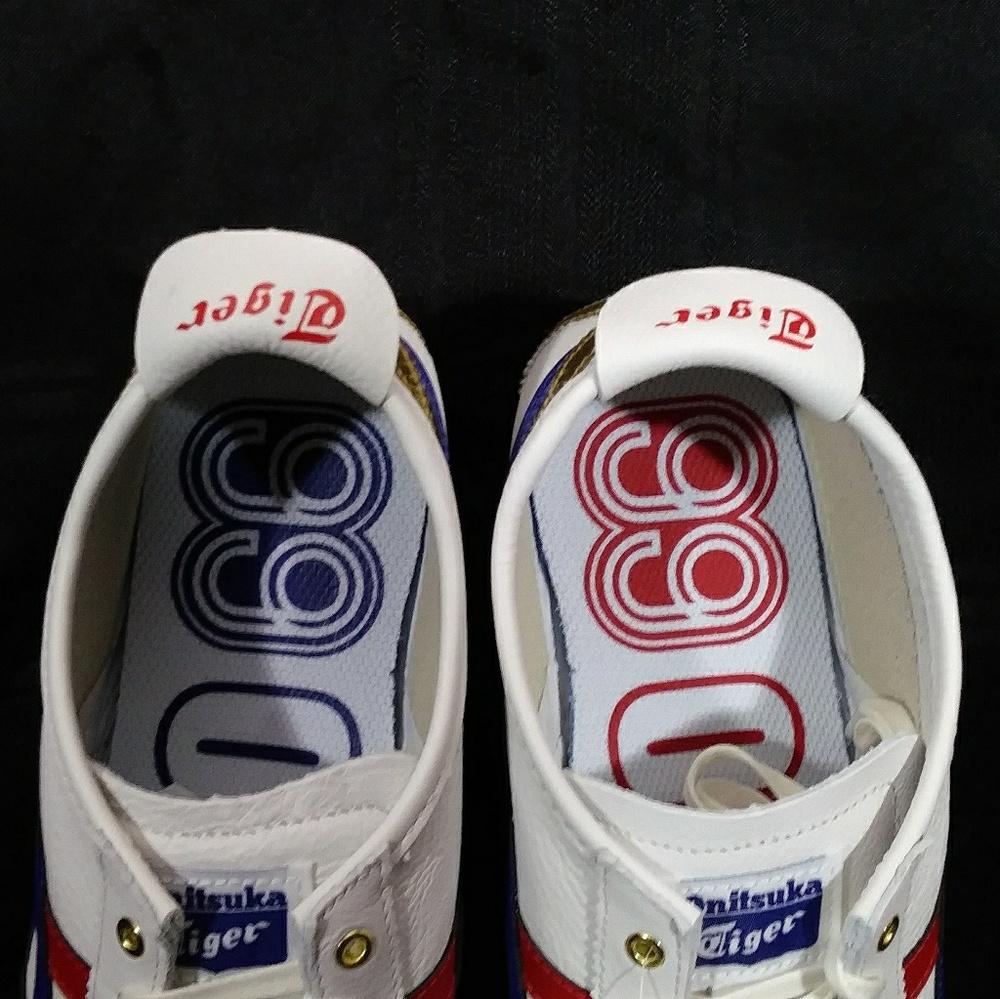 NIB! Onitsuka Tiger Mexico 66 Wht/Drk Blue Unisex - Picture 6 of 8